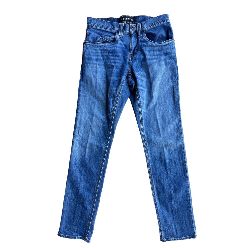 Empyre Skeletor Skinny Jeans Kids Size 28 Medium Wash Blue Denim Slim Fit